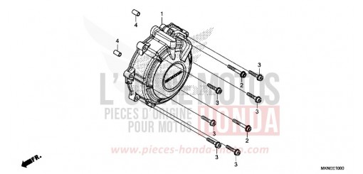 COUVERCLE DE GENERATRICE CBR650RAK de 2019